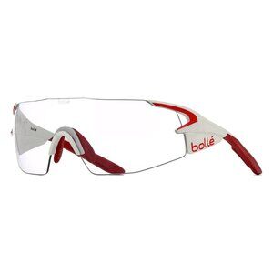 New BOLLE White Rimless Wraparound 5th Element Pro 12148 Sunglasses Women